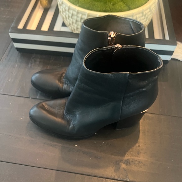 Alexander Wang Gabi Cut out Heel M3 Bootie Black Rose Gold 36 - Picture 6 of 14